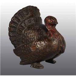 Cast Iron Small Turkey Still Bank.
