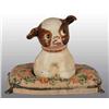 Image 1 : Cast Iron Fido on Pillow Mechanical Bank.