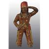 Image 1 : Cast Iron Indian with Tomahawk Still Bank.