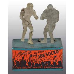 Tin Joe Socko Mechanical Bank.