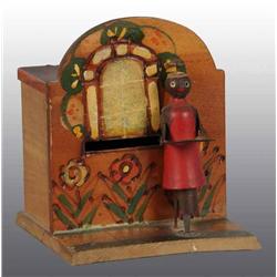 Wooden Box Toy Bank.