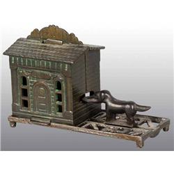 Cast Iron Gem Bank Mechanical Bank.