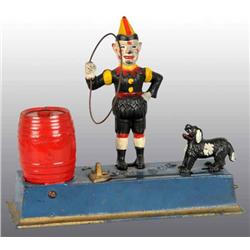 Cast Iron Trick Dog Mechanical Bank.