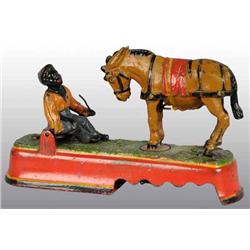 Cast Iron Always Did 'Spise a Mule Mechanical Bank