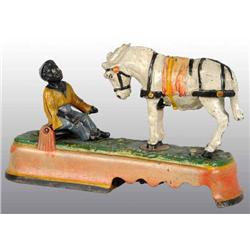 Cast Iron Always Did 'Spise A Mule Mechanical Bank