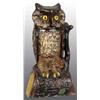 Image 1 : Cast Iron Owl Turns Head Mechanical Bank.