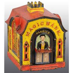 Cast Iron Magic Mechanical Bank.