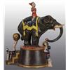 Image 1 : Cast Iron Elephant & 3 Clowns Mechanical Bank.
