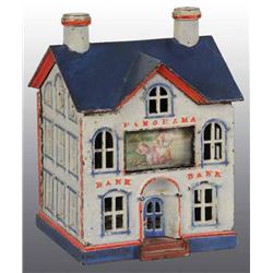 Cast Iron Panorama Mechanical Bank.