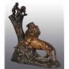 Image 1 : Cast Iron Lion & 2 Monkeys Mechanical Bank.