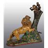 Image 1 : Cast Iron Lion & 2 Monkeys Mechanical Bank.