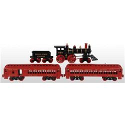 Cast Iron No. 999 Empire State Express Train Set.