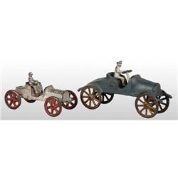 Lot of 2: Cast Iron Vehicle Toys.