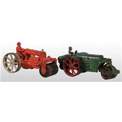 Lot of 2: Cast Iron Tractor Toys.