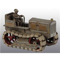 Cast Iron Arcade Caterpillar Tractor Toy.