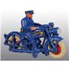 Image 1 : Cast Iron Police Cycle Toy.