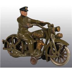 Cast Iron Hubley Swivel Head Harley Motorcycle.