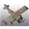 Image 1 : Cast Iron Lindy Airplane Toy.