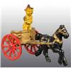 Image 1 : Cast Iron Gold Chariot Toy with Clown.