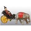 Image 1 : Cast Iron Harris Elephant Cart Toy.