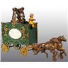 Image 1 : Cast Iron 2-Horse Royal Circus Monkey Trapeze Van