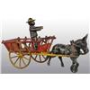 Image 1 : Cast Iron Harris Mule-Drawn Plantation Cart Toy.