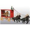 Image 1 : Cast Iron Arcade Circus Cage Wagon Toy.