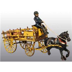 Cast Iron & Tin Wilkins Dray Toy.