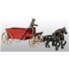 Image 1 : Cast Iron Arcade Contractors Dump Wagon Toy.