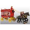 Image 1 : Cast Iron Kenton Circus Cage Wagon Toy.