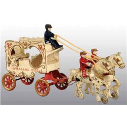 Cast Iron Kenton Circus Calliope Wagon Toy.