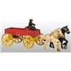 Image 1 : Cast Iron Kenton Farm Wagon Toy.