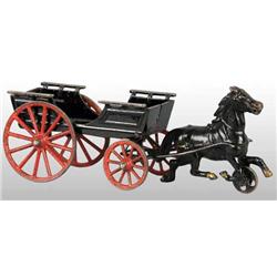 Cast Iron Shimer Surrey Toy.