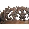 Image 14 : Black Forest Style Walnut Bear Bench Mid-1900's