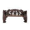 Image 2 : Black Forest Style Walnut Bear Bench Mid-1900's