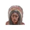 Image 8 : Large Cigar Store Indian Wood Carving Life Sized