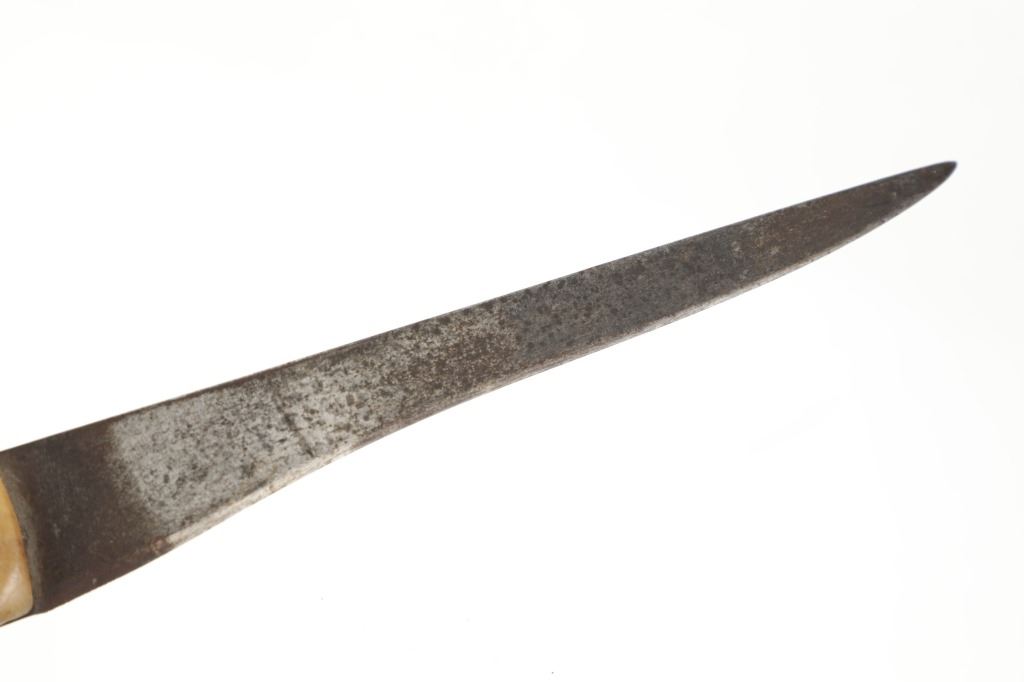 Blackfoot Tacked Sheath Belt W Knife 19th C 