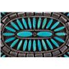 Image 8 : Navajo C. John Sterling Silver Turquoise Buckle