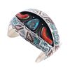 Image 3 : Outstanding Navajo Chip Inlay Shadow Box Cuff