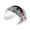 Image 4 : Outstanding Navajo Chip Inlay Shadow Box Cuff