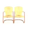 Image 2 : Retro Mid 20th Century Arvin Metal Patio Chairs