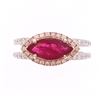 Image 1 : HANA Ruby & Rare Pink Diamond 18K Ring