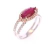 Image 5 : HANA Ruby & Rare Pink Diamond 18K Ring