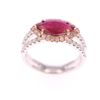 Image 6 : HANA Ruby & Rare Pink Diamond 18K Ring