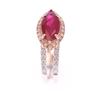 Image 8 : HANA Ruby & Rare Pink Diamond 18K Ring