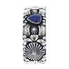 Image 3 : Lakota Lapis Lazuli Beautiful Worked Silver Cuff