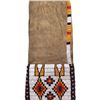 Image 3 : Sioux Beaded Buckskin Hide Pipe Bag 20th C.
