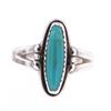 Image 2 : Navajo Old Pawn Turquoise & Silver Rings