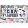 Image 2 : Buffalo Bill Cody Stampede Rodeo Poster -C. Walker