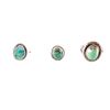 Image 1 : Turquoise Cabochon & Sterling Silver Navajo Rings